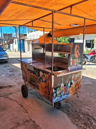 Carrinho 5x1 de lanche e churrasco