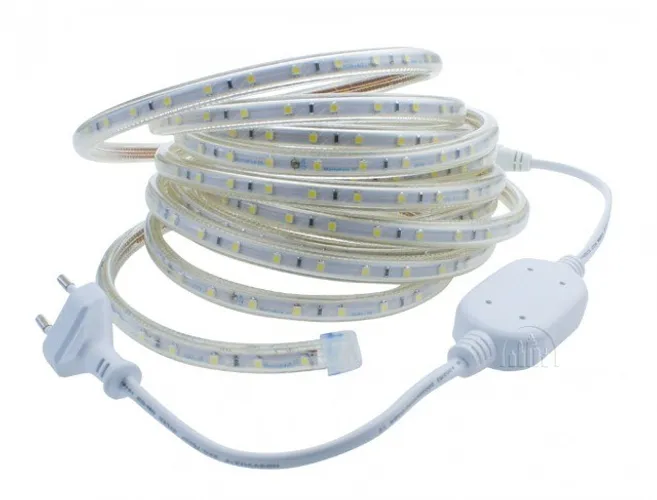 20m Fita Led Branco Frio Pra Sanca Decoração Resistente Água + Fonte 110v Branco Frio