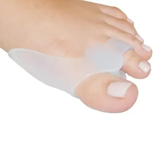 Par Protetor Joanetes Silicone Corretivo Separador Dedos Pes