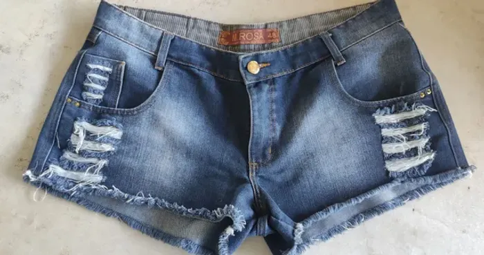 Short Jeans Morena Rosa GG