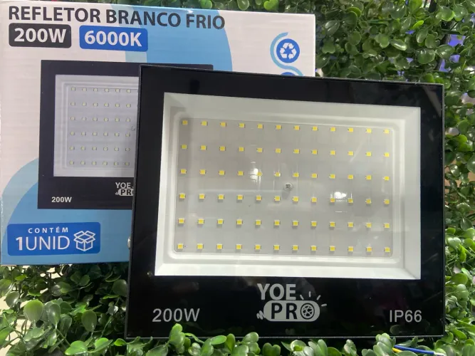 Refletor LED 200W Branco Yoe