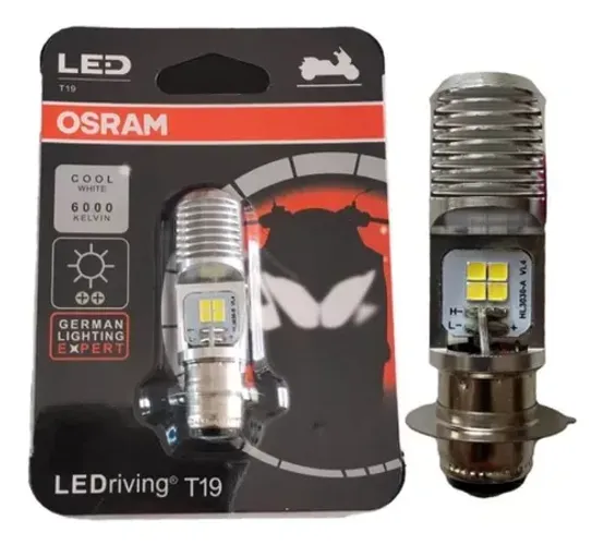 Lâmpada Farol M5 LED 5/6W BIZ100 DREAM NXR150 BROS POP100 Ledriving OSRAM 7735CW-01B