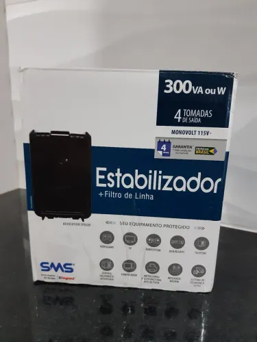 Estabilizador SMS 300w com 4 tomadas