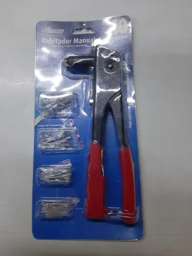 rebitador manual,formato anatomico,platico e resistente