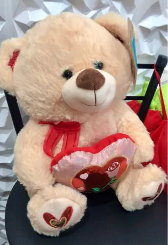 Urso coração grande