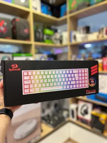 Teclado Mecânico Gamer Pollux Branco Switch Red - Loja Física