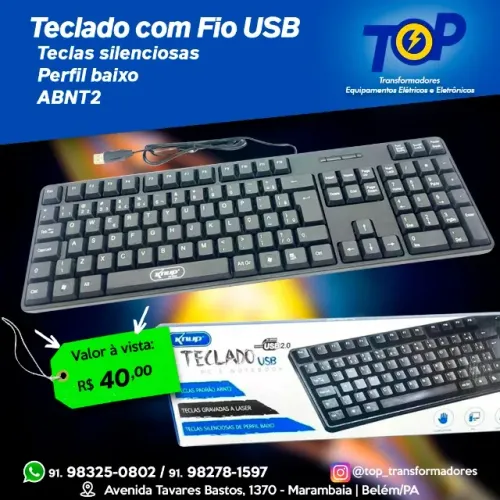 Teclado para computador usb