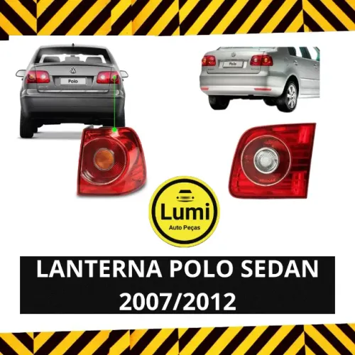 Lanterna Polo Sedan 2007/2011 - NOVO!!