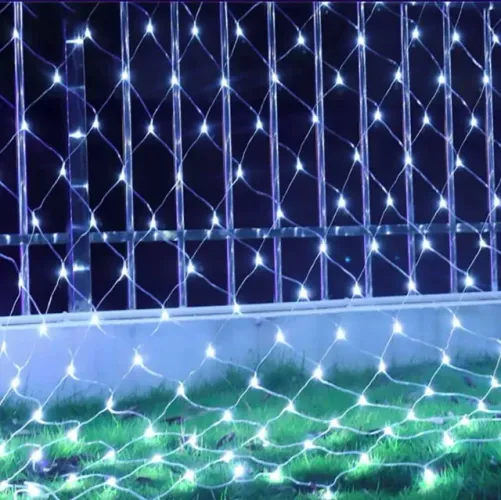 Pisca Pisca Led Rede 140 Lampadas Branca 127v 2,5m
