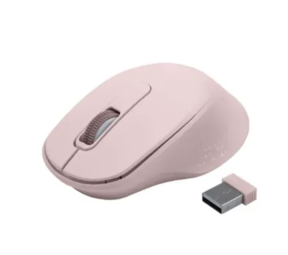 Mouse Sem Fio Bluetooth/USB C3Tech M-BT200PK Pink 1.600DPI - WZetta