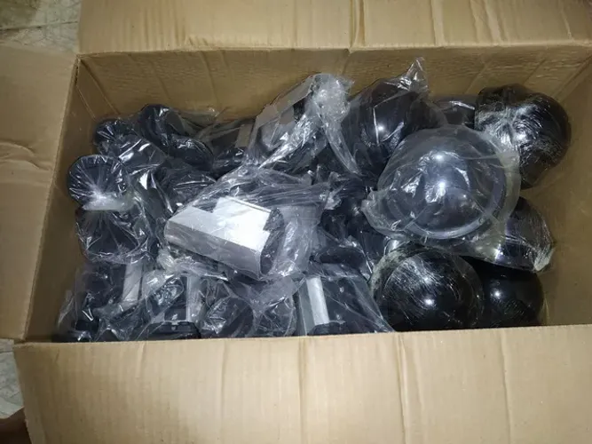 Caixa de proteção para micro e mini câmeras em alumínio