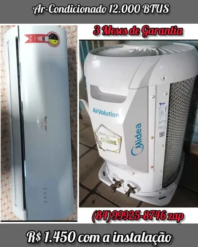 Ar Condicionado 12.000 BTUS com Instalação