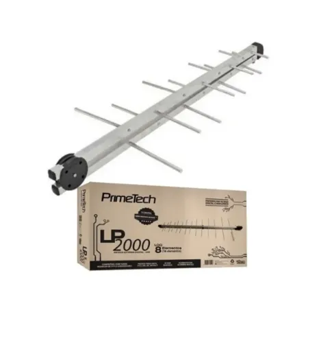 ANTENA EXTERNA TV DIGITAL 16 ELEMENTOS VHF / UHF PRIMATECH LP2000