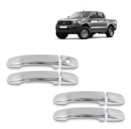Aplique Capa Maçaneta Ford Ranger 2013 2019 2023 Cromado