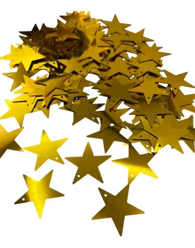 lantejoulas/ paetês de estrela - 500g