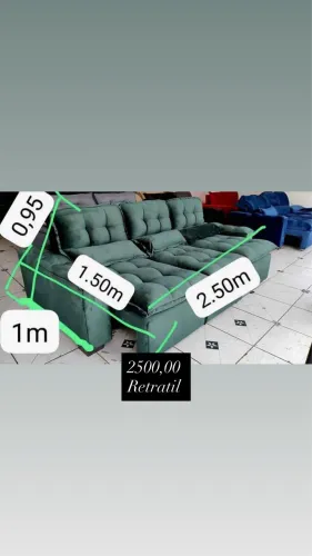 RETRATIL 3 lugares luxo 2500,00