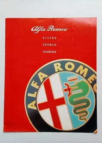 Alfa Romeo 145, 155, 164, Spider - Catálogo Prospecto Folder