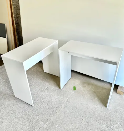 ESCRIVANINHA BRANCA DE MDF JÁ A PRONTA ENTREGA 