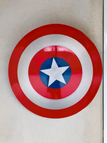 Escudo Capitão América 60cm em Alumínio