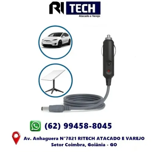 Cabo Alimentador de Starlink Mini 12V Usar no Carro Viagem