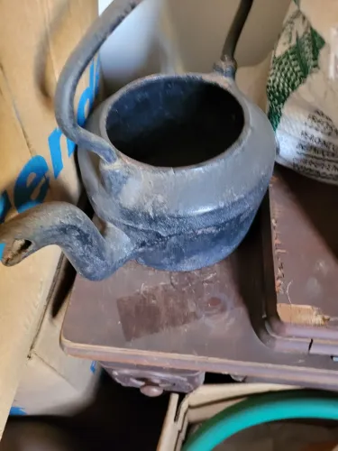 Chaleira De Ferro Antiga