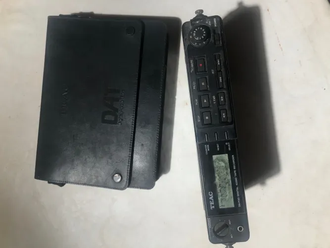 Gravador de áudio para cinema fita DAT (Digital Áudio Tape) 