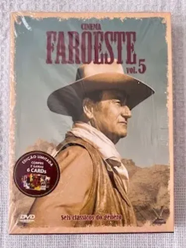 Box Versátil 3 DVDs: Cinema Faroeste Vol. 5 (Com 6 Cards Exclusivos e luva)