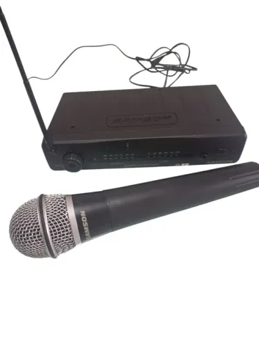 Microfone samson stage 5H sem fio