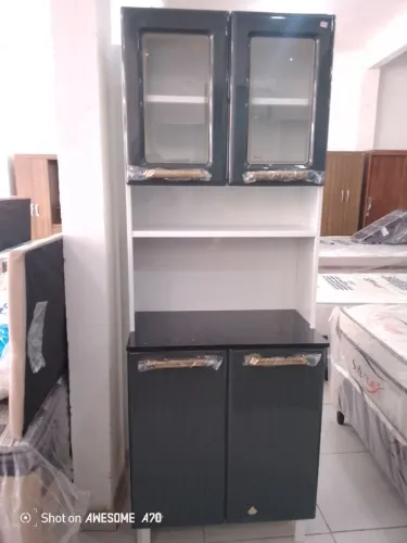 Armário de Cozinha duplo Moderno com Vidro entrega e montagem grátis 