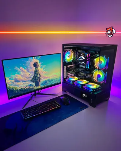 Pc Gamer completo i5 10400f + RX 6600 32gb ram 1tb ssd 40% de desconto ultima unidade!