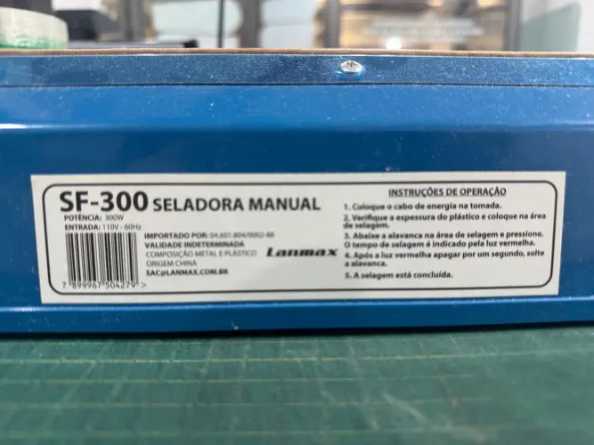 Seladora Manual SF-300 Lanmax - Nova