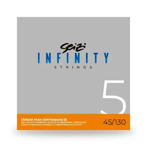 Corda Baixo 4 ou 5 Cordas Seizi Infinity Bass 45/105 - 45/125 - EC0588