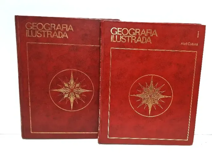 Livro Geografia Ilustrada - 2 volumes -1971