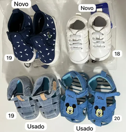 Sapatinhos de bebê menino