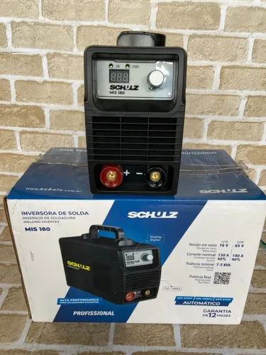 Maquina de Solda Inversora Marca Profissional 180A Schulz
