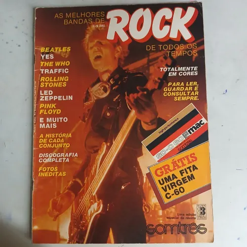 Revista Somtres As melhores bandas de Rock edição especial.