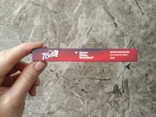 Batom Quem Disse Berenice? Duo Gloss Rosa Único 7 Bello