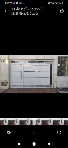 PORTÃO BASCULANTE FERRO