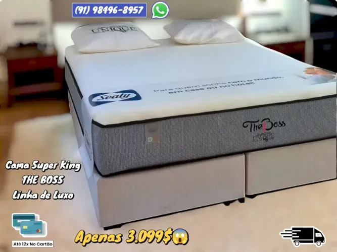 CAMA SUPER KING LINHA DE LUXO