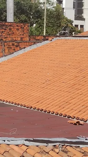 Telhas barro forte primeira 