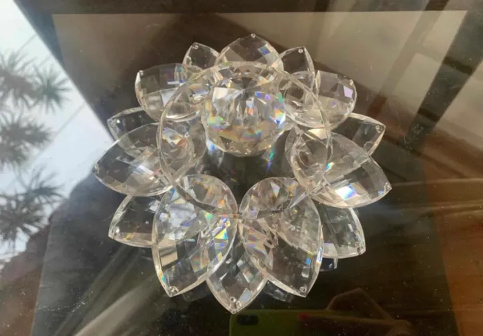 Flor de Lotus de Cristal