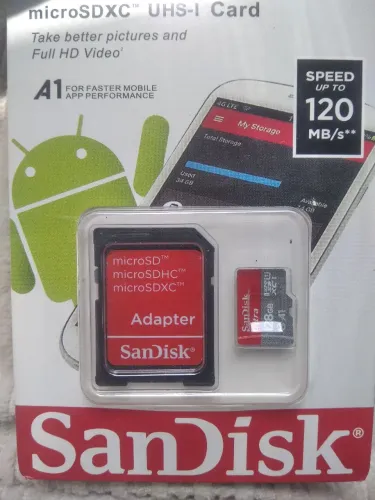Chip celular micro sdxc 128 GB classe 10