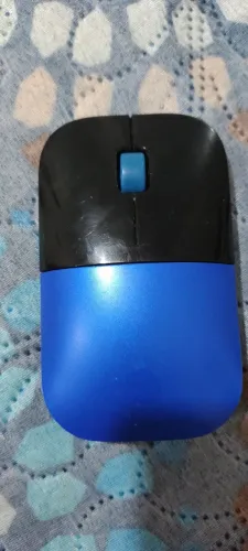 Mouse Sem Fio Ergonômico - Azul e Preto HP