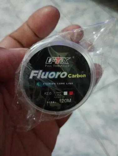 Linha de pesca fluorocarbon FTK 120 metros