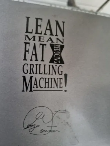 Lean meandros fat grilling machine Geroge foreman