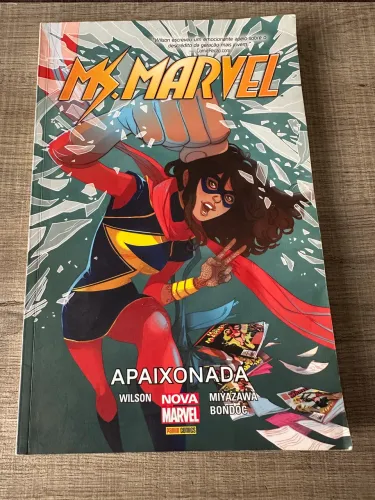 Kamala Khan a nova Ms. Marvel G. Willow Wilson Takeshi Miyazawa Elmo Bondoc Raro ! 