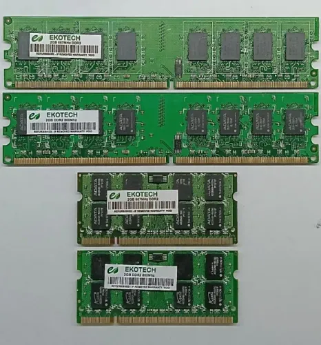 *Promoção* Memórias 2gb Ddr2 Desktop Notebooks 667Mhz 800Mhz