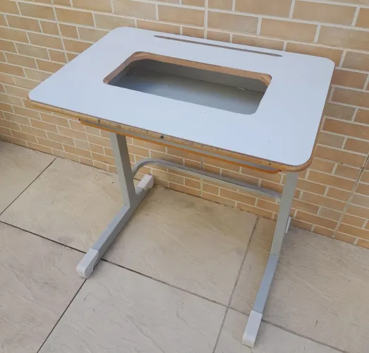 Mesa gabinete para maquina de costura domestica 