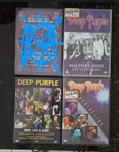 Coleção Deep Purple DVDs