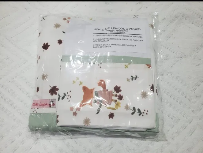 Jogo de lençol 3 peças padrão americano!